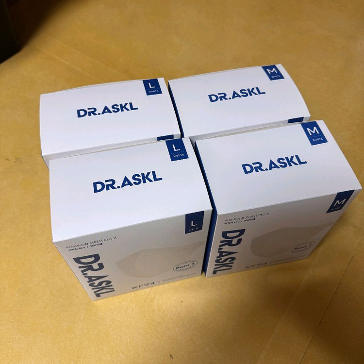 닥터아스클 프레쉬마스크 KF94 M50매 L50매 미개봉 새상품 판매합니다.--2