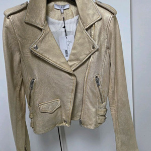 이로 IRO 레더자켓 골드펄 36사이즈