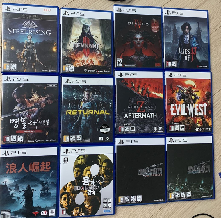 소니 플스5 PS5 파이널판타지7 파판7 인터그레이드 리버스 게임CD 타이틀 팝니다. 그외 다양 이미지