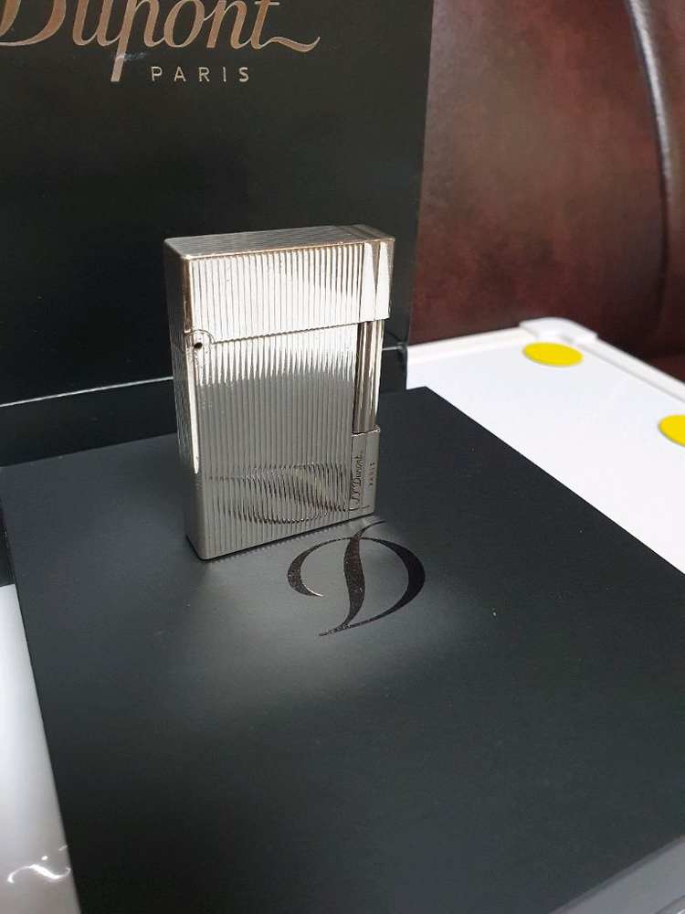 [정품] 듀퐁라이터 라인2 ca18137 개츠비 실버 듀퐁 라이타 이미지