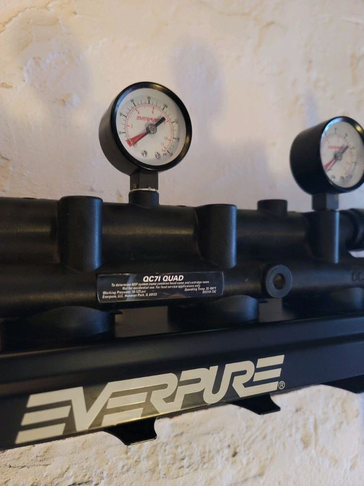 에버퓨어 쿼드 고급 상업용 정수기 대용량 4구 미국산--1