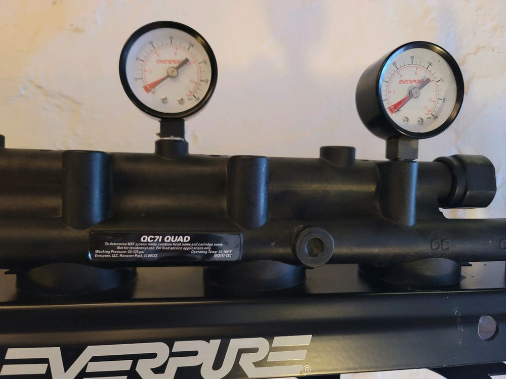 에버퓨어 쿼드 고급 상업용 정수기 대용량 4구 미국산--4