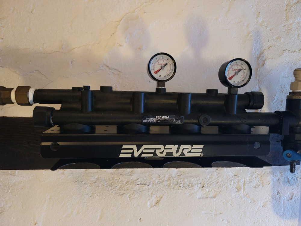 에버퓨어 쿼드 고급 상업용 정수기 대용량 4구 미국산--6