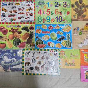 유아 퍼즐 12개 이미지