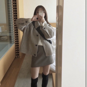 제이투유 아카이브 숏 핸드메이드 코트 이미지
