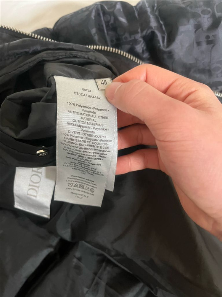 디올 오블리크 패딩48사이즈 이미지