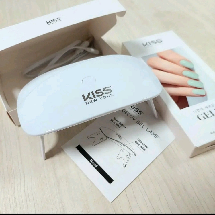 KISS 뉴욕 젤네일 UV 램프 화이트 새상품 이미지
