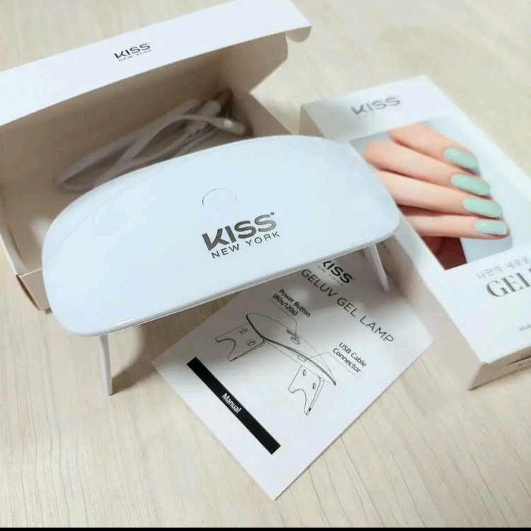 KISS 뉴욕 젤네일 UV 램프 화이트 새상품 이미지