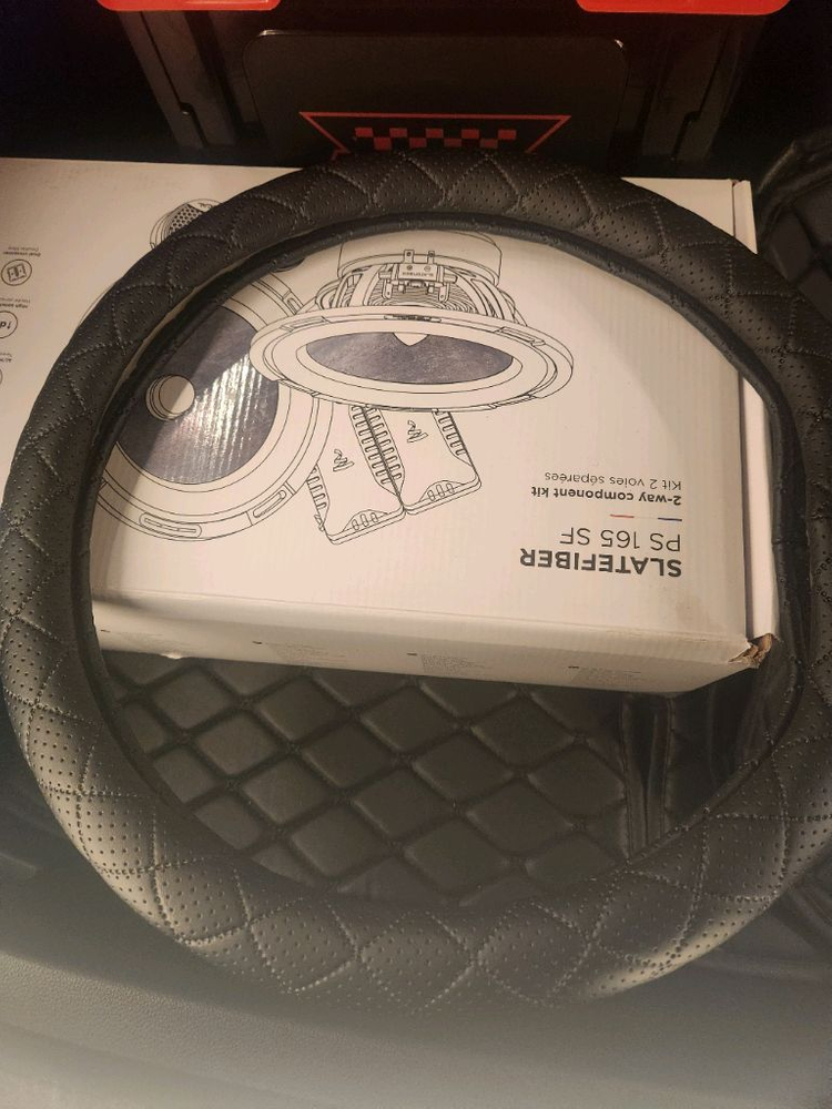 D컷 가죽핸들 시트방석커버--2