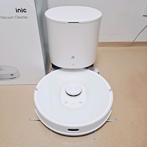 아이닉 i9 물걸레 로봇청소기 배터리교체함 자동먼지비움 앱연동 한글음성
