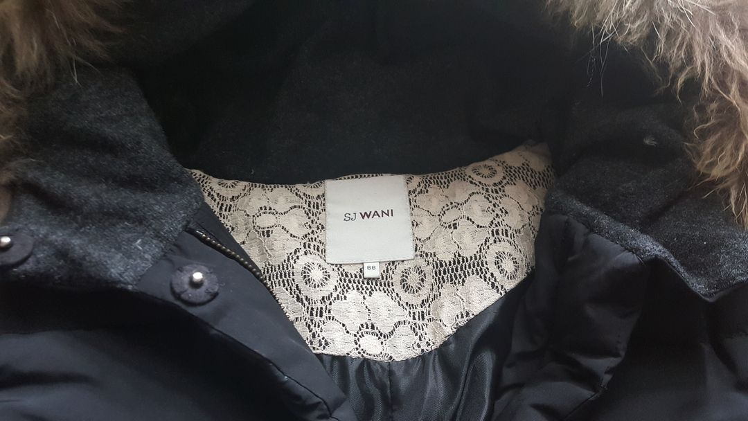 여성55 66패딩 SJ WANI 와니 덕다운 오리털 투톤 퍼 후드 점퍼 롱패딩--2