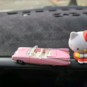 핑크 자동차 미니어처 장식품 피규어 새상품