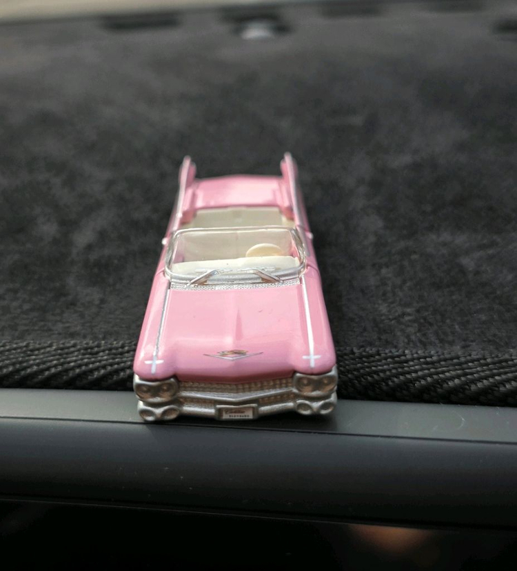 핑크 자동차 미니어처 장식품 피규어 새상품--4