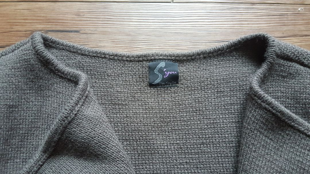 여성 55 66 77 롱가디건 도톰 니트 재킷 쟈켓--2