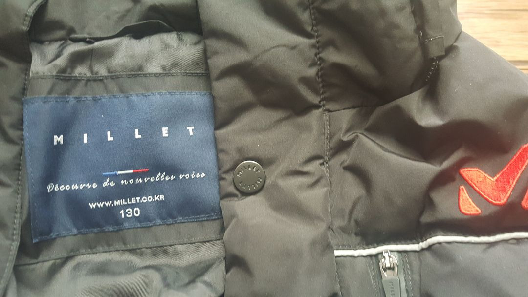 아동 130 8세 9세 패딩 롱패딩 밀레 후드--2