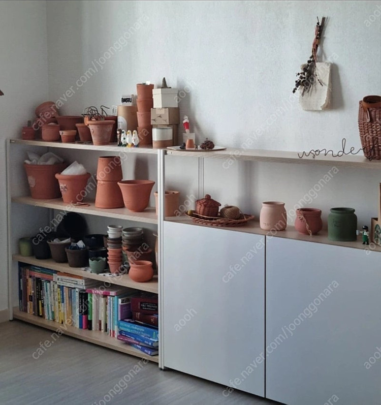 desker 데스커 선반 철제 3단(도어형or오픈형) 수납장 서랍장 책장 교구장--3