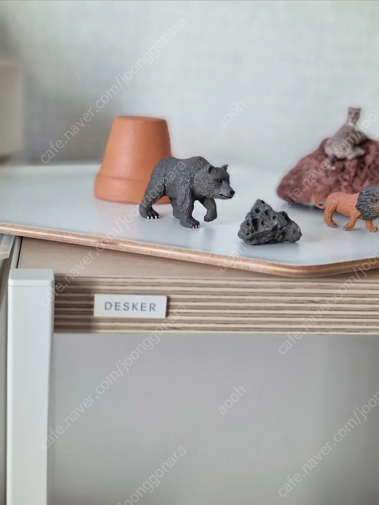 desker 데스커 선반 철제 3단(도어형or오픈형) 수납장 서랍장 책장 교구장--5