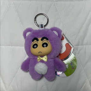 짱구 정글 라부부 컬렉션 짱부부 키링 퍼플 새상품(정품)