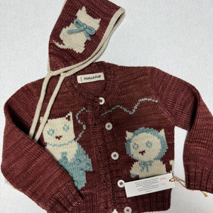 미샤앤퍼프 가디건 이어머프 일괄 18-24m