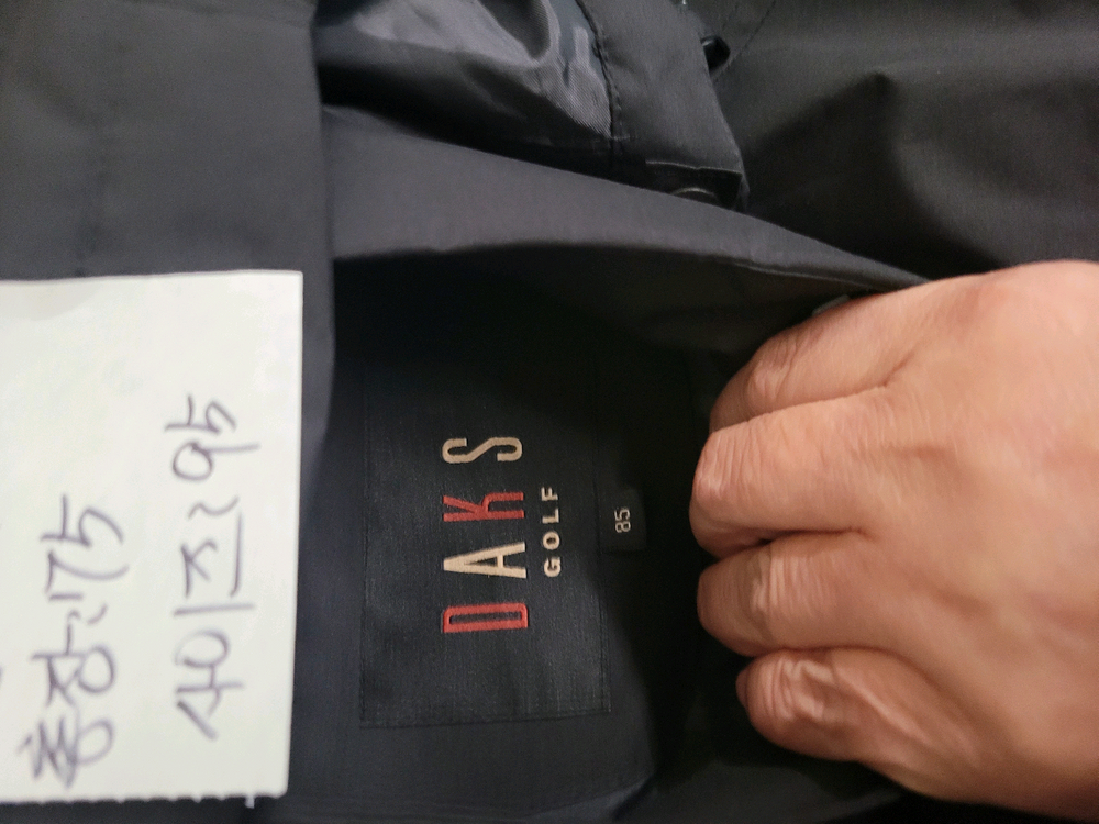 닥스 골프 후드 하프 방풍 자켓 여성 95 새상품급--5