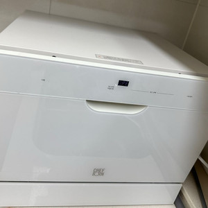 셰프본 워시폴 8 식기세척기 화이트 무설치 무타공 (6인용)(1달 사용)