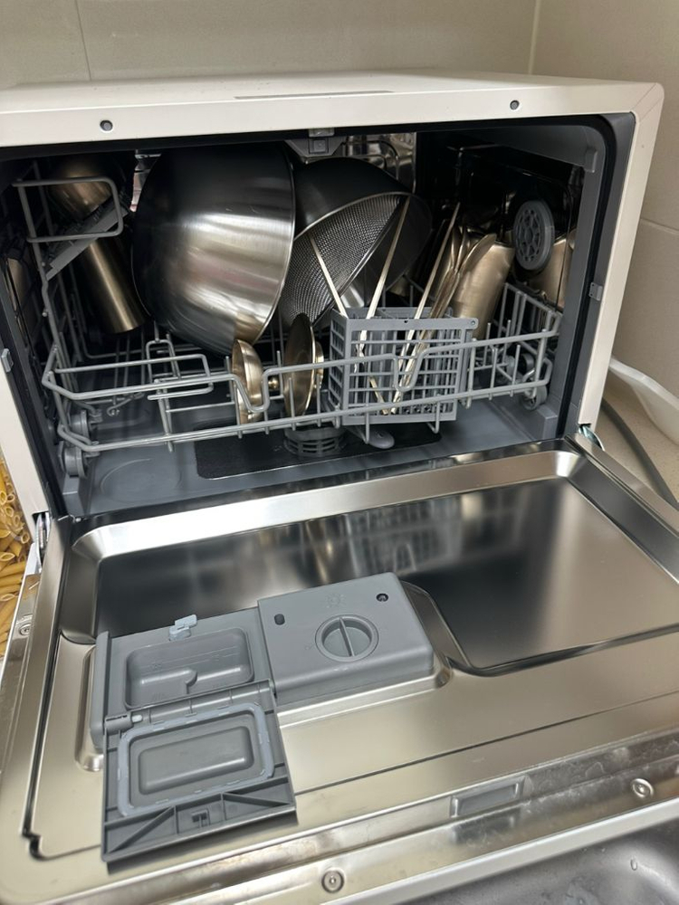 셰프본 워시폴 8 식기세척기 화이트 무설치 무타공 (6인용)(1달 사용)--1