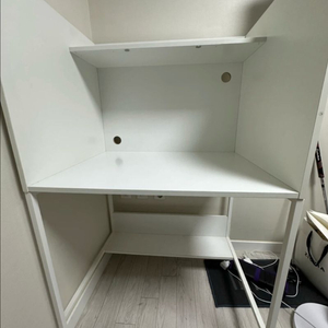 독서실 책상 화이트