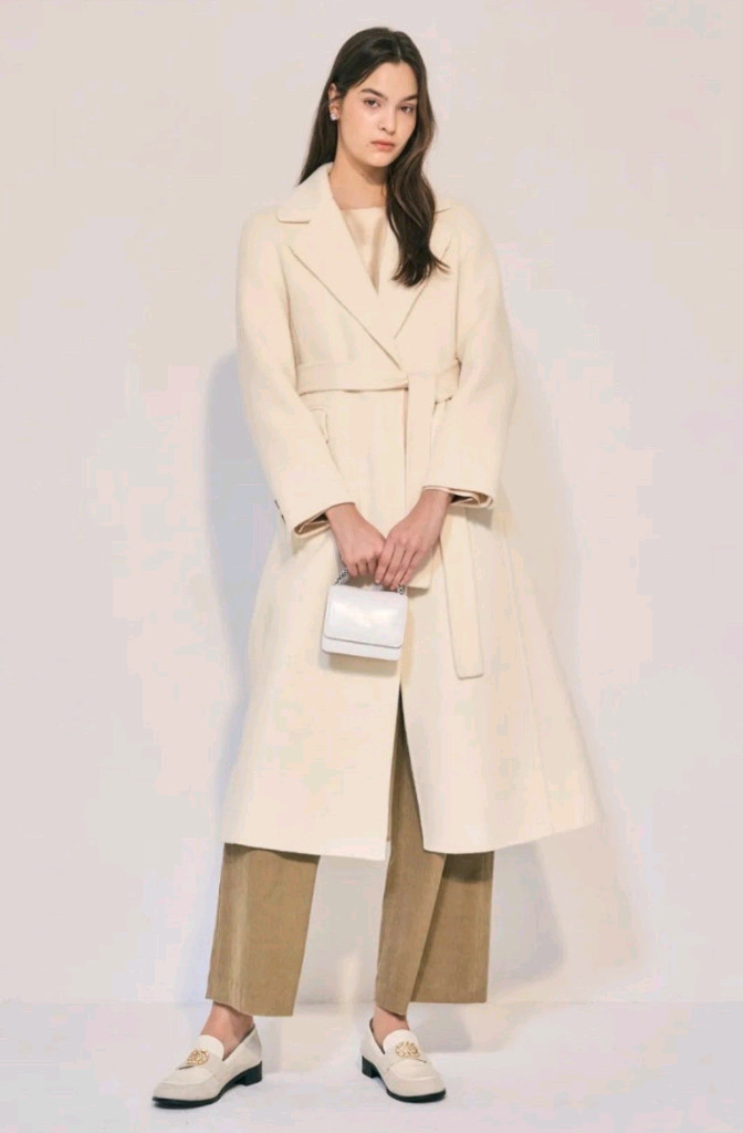 [새상품] 한섬 오브제 캐시미어100% 55사이즈--3