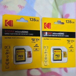 정품 블랙박스 카메라 메모리 tf 카드 128기가 새상품