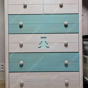 피노키오 테디시리즈 주니어 5단 서랍장