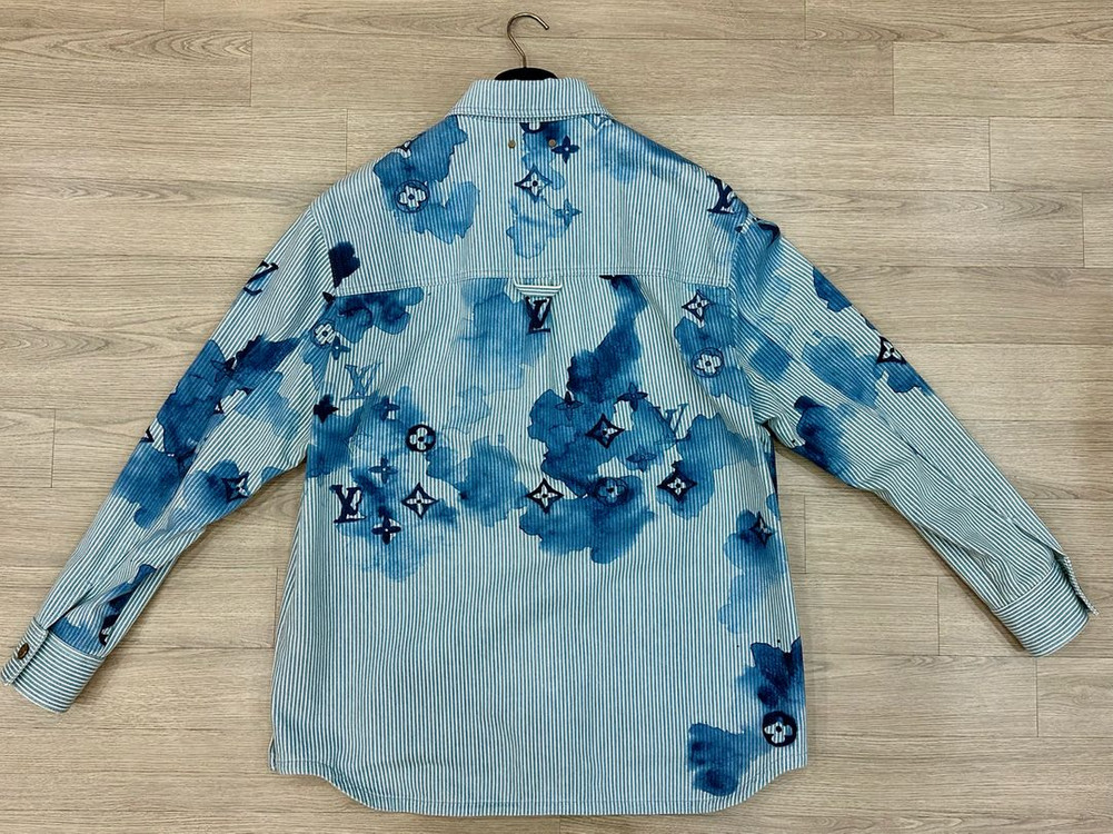 [XL] 루이비통 워터컬러 워크웨어 데님자켓 / 루이비통 청자켓--7