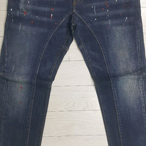 디스퀘어드2(사방스판) 레드패치 이태리진 34인치(No.105)S급! 드라이완료!