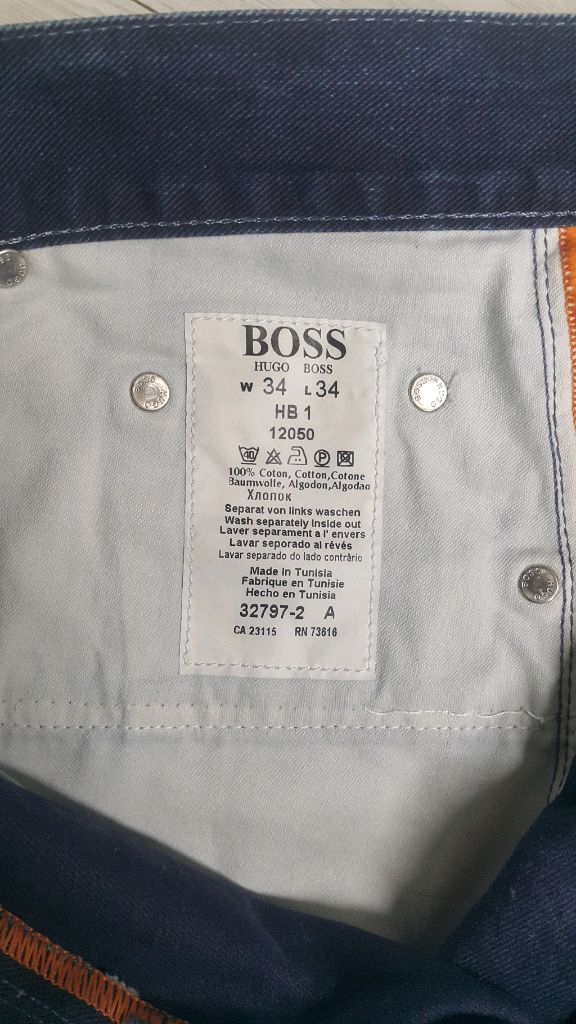 휴고보스 정품(해외판) 명품청바지 34인치(No.969)새상품!--6