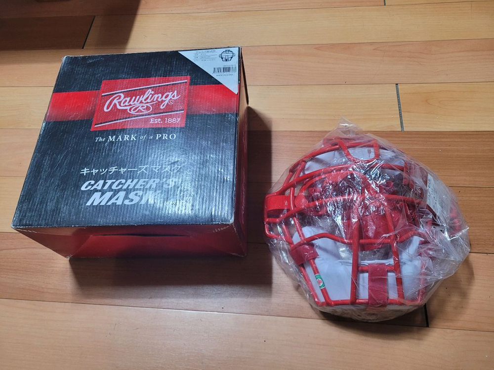 [새제품] 롤링스 주니어용 포수 마스크--2