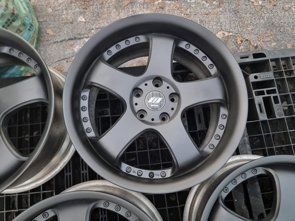 18인치 WORK 템테이션 블루 인피니티G37 SM520 카랜스2 소렌토R 아반떼HD 투스카니 포르테 오피러스 이미지