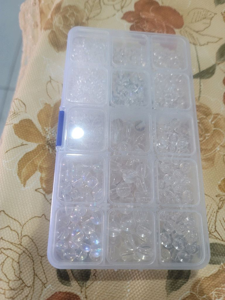 구슬 비즈공예 세트,보관함 포함 전부--4