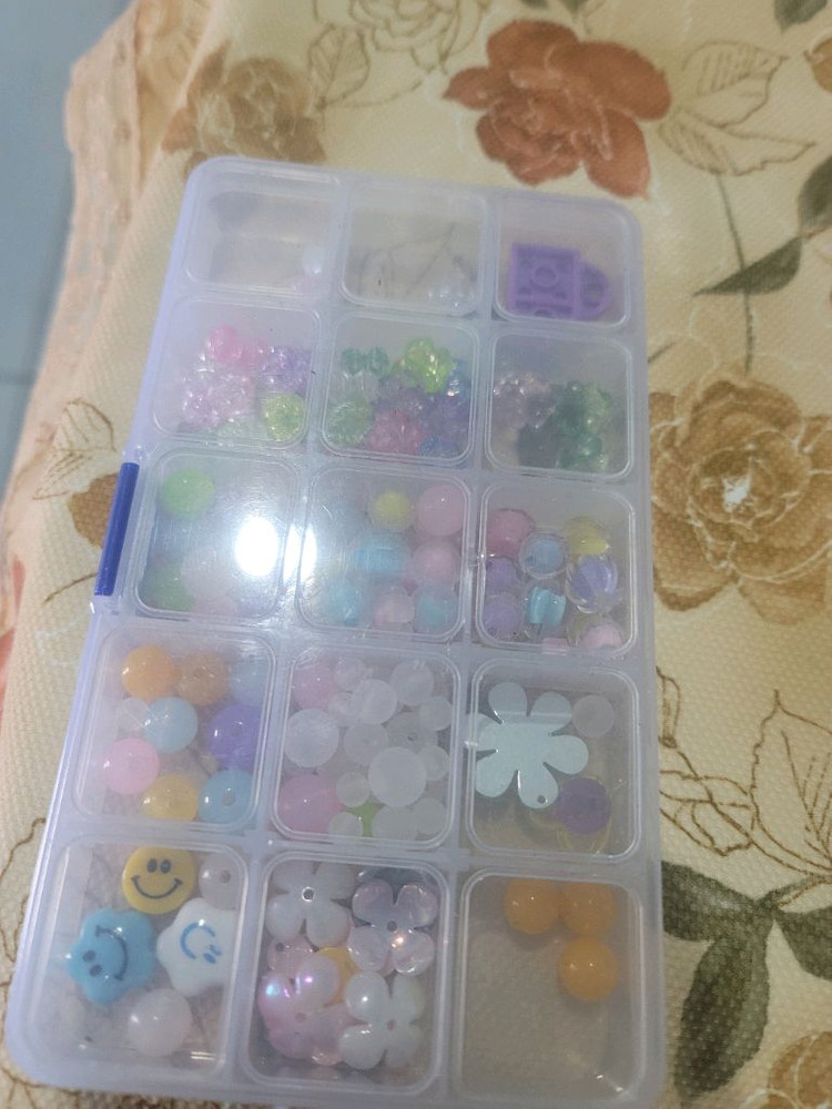 구슬 비즈공예 세트,보관함 포함 전부--5