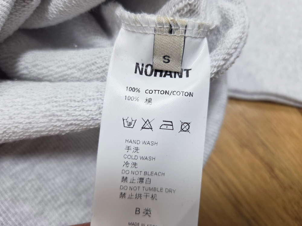 노앙(NOHANT) 로고패치 크루넥 스웻셔츠 프리사이즈 새상품 이미지