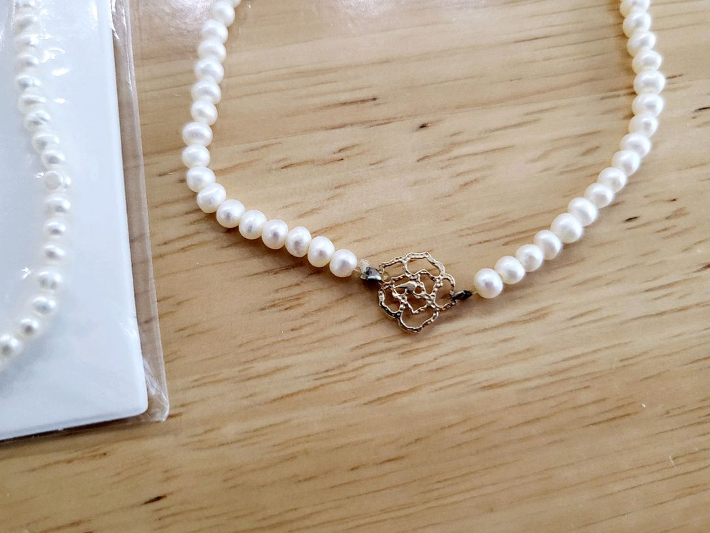 새상품> 14k 진주팔찌 2개 32만원--3