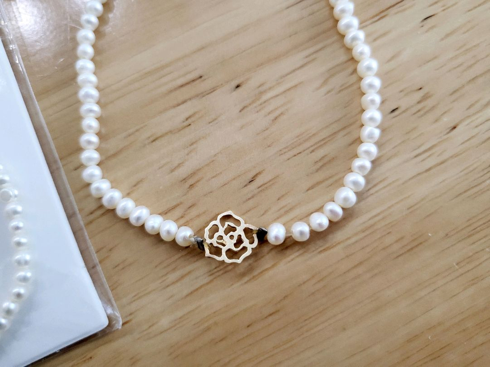 새상품> 14k 진주팔찌 2개 32만원--4