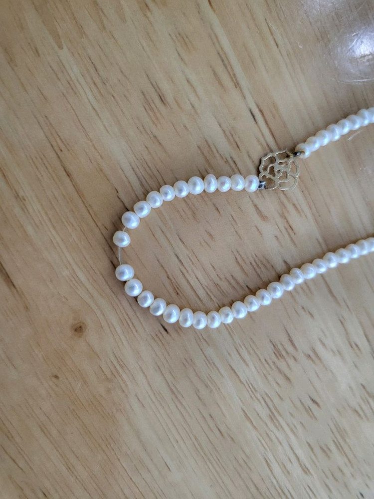 새상품> 14k 진주팔찌 2개 32만원--5