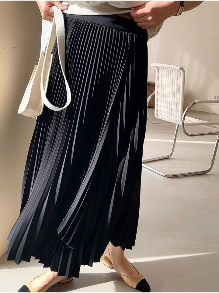보웬 리아 주름 플리츠 스커트--3