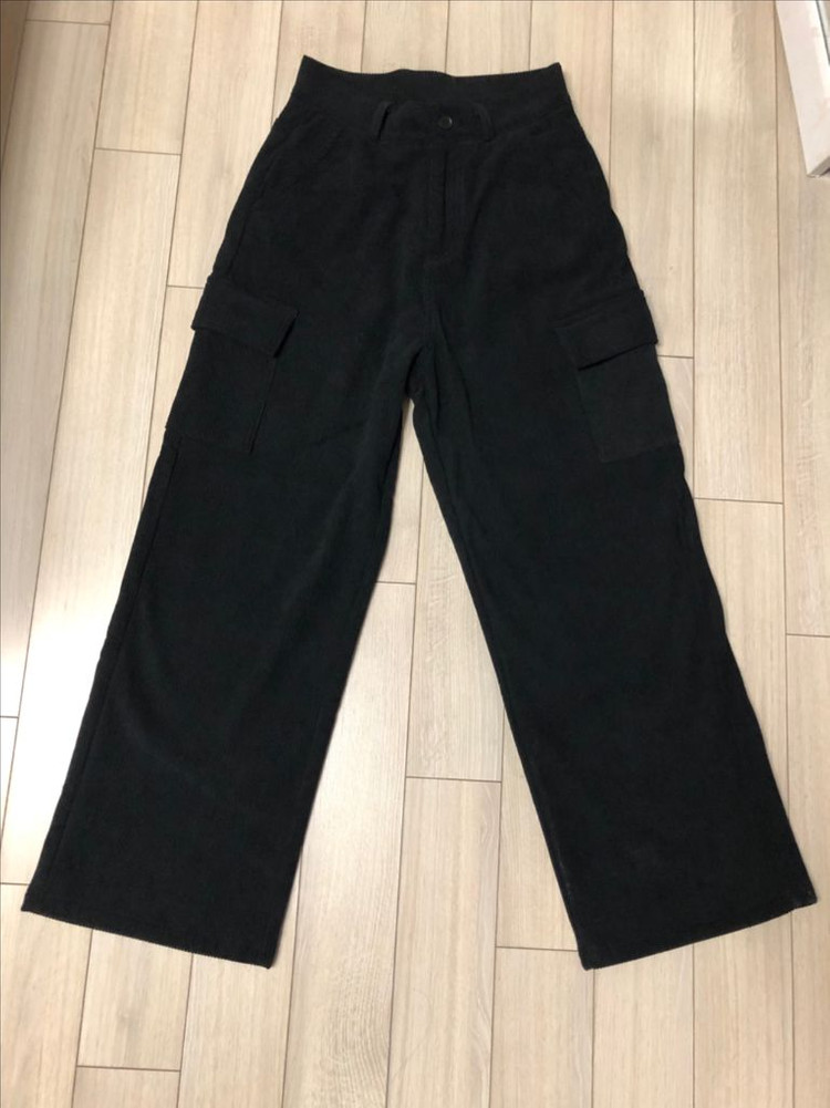 (새상품)기모 카고 코듀로이 팬츠--1