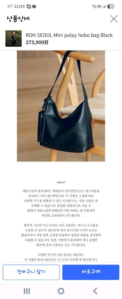 ROH 서울 미니 pulpy 호보백-새거--9