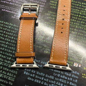 애플워치 38mm-40mm 레더 밴드
