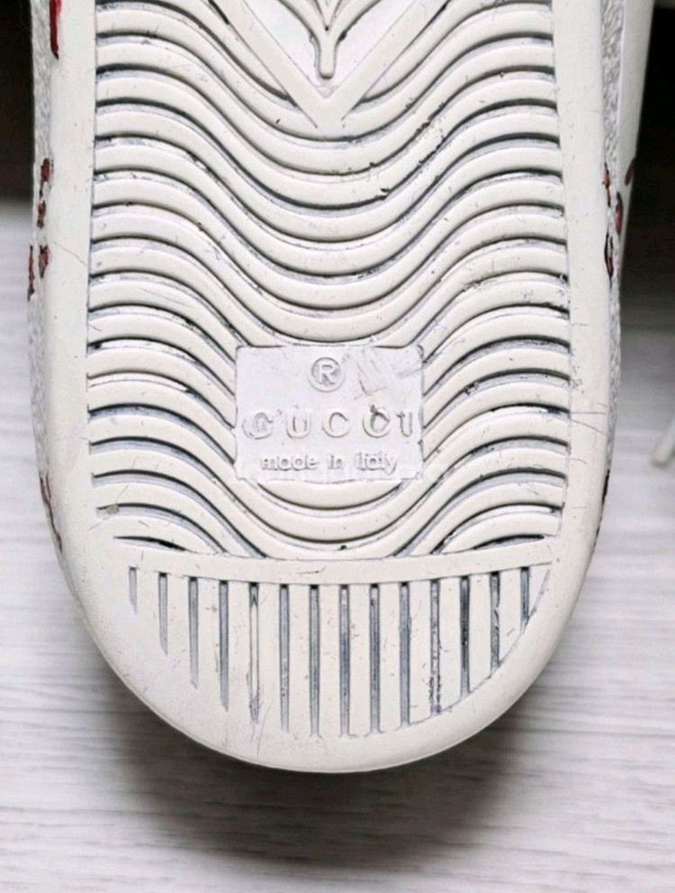 정품 남성 구찌 GG로고 프린터 스니커즈 260mm 이미지