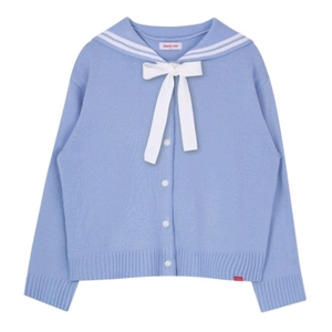 믹스엑스믹스 하트클럽 세일러 세라 니트 가디건 소라 배색 볼빨간사춘기 안지영 착용