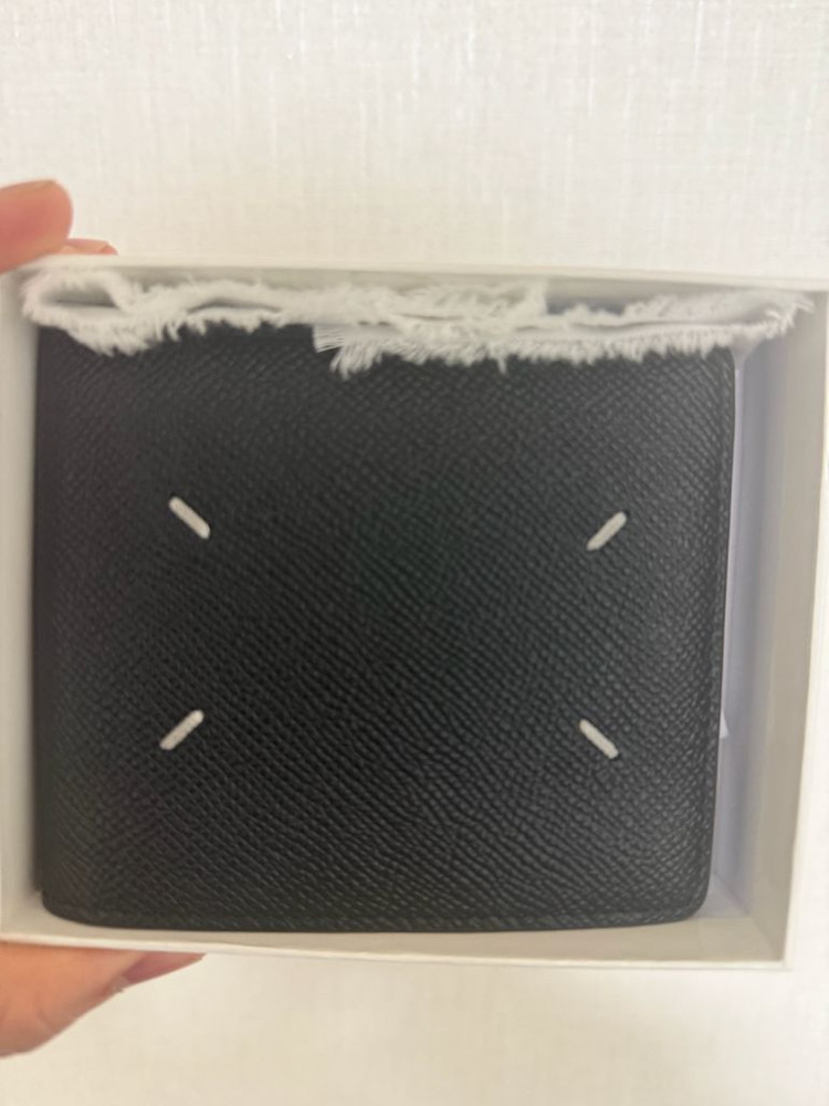 메종 마르지엘라 보빈 레더 반지갑--1