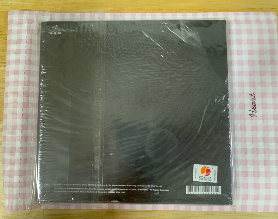 샤이니 민호 컴플리트 ver. 블랙 화이트 일괄--4