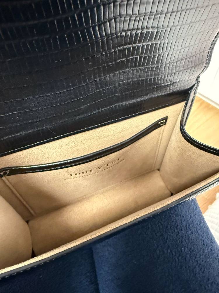 투티에 포멜 미니백 리자드 블랙 이미지